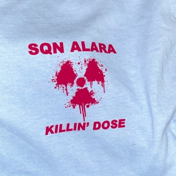 SQN ALARA blue nuclear power T-shirt size large - Picture 5 of 5